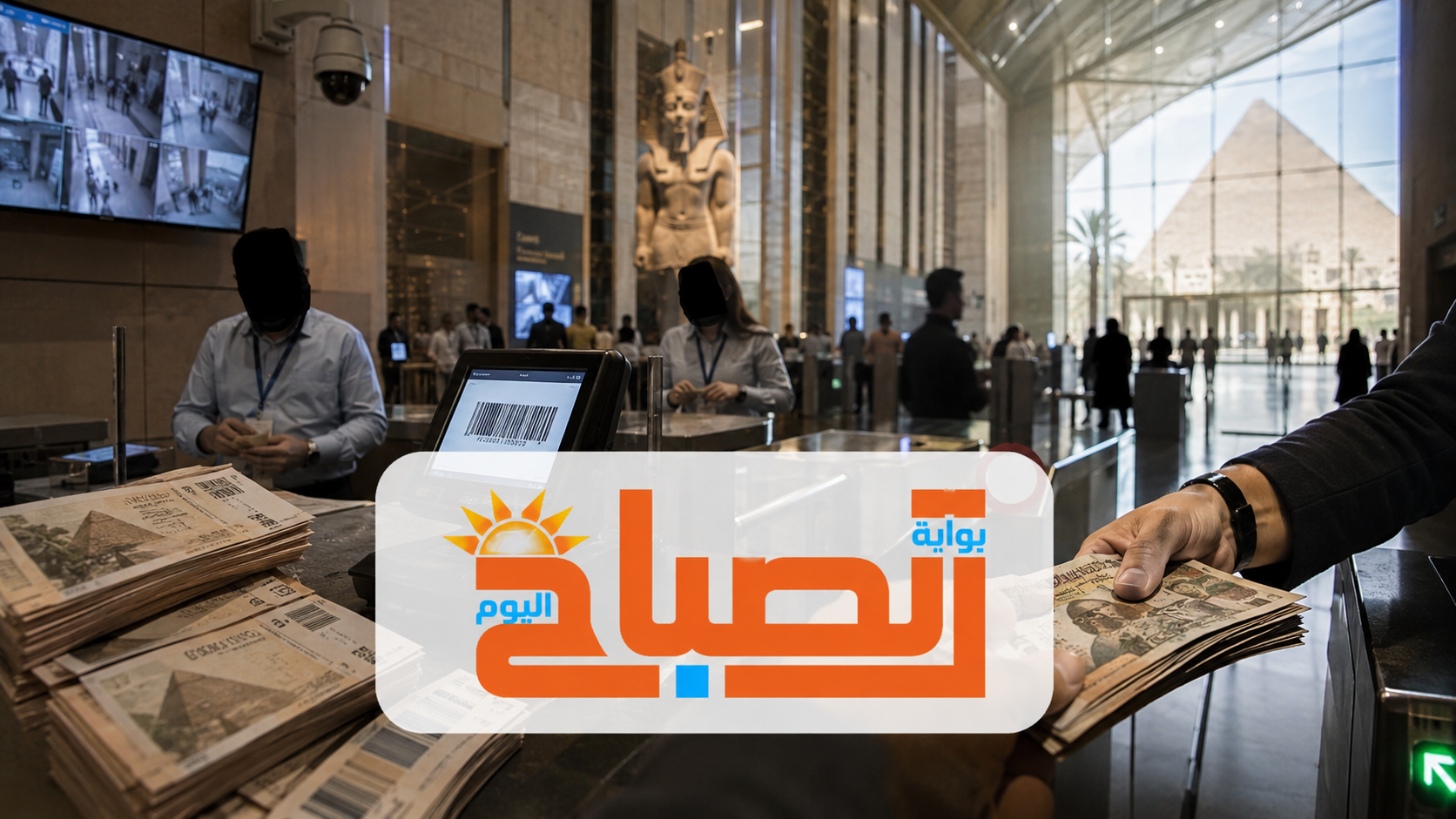 كاميرات المراقبة تكشف خيوط قضية الاستيلاء على أموال المتحف المصري الكبير